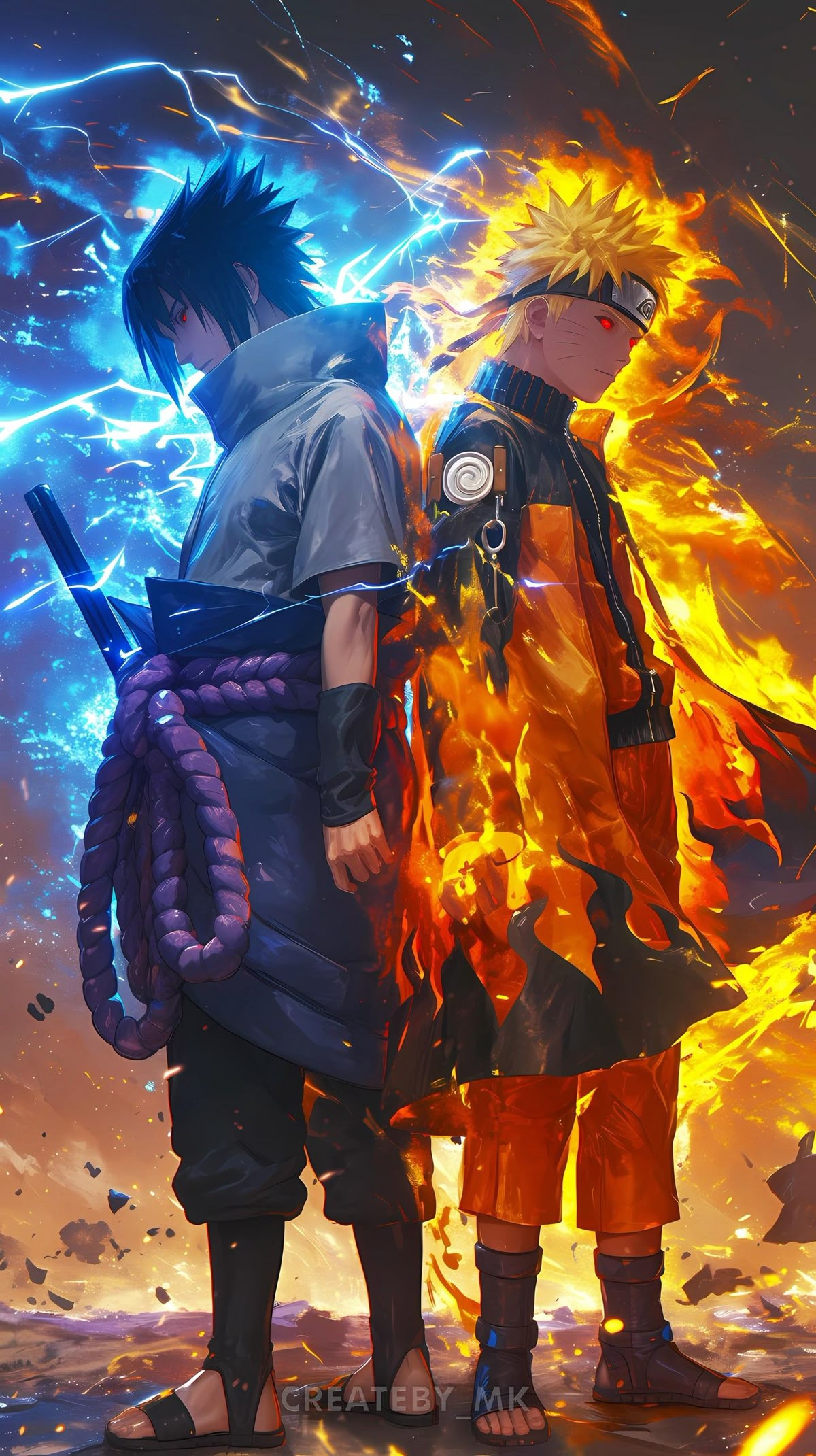 Naruto and the team 7
